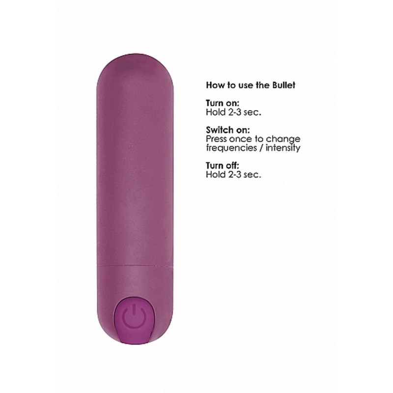 10 Speed Rechargeable Bullet - Purple